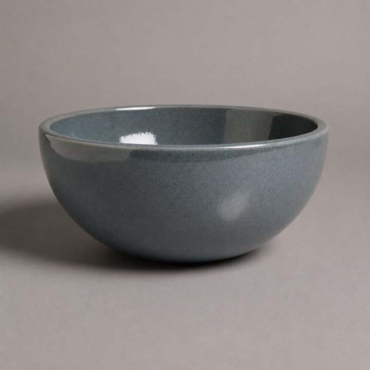 Lavabo rotondo — Blue-grey glaze