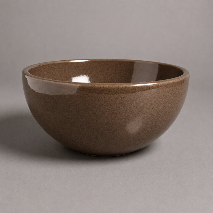 Lavabo rotondo — Taupe glaze