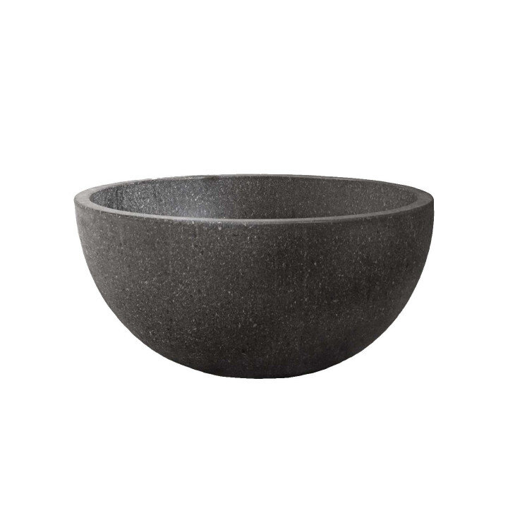 Round Lava Stone Basin