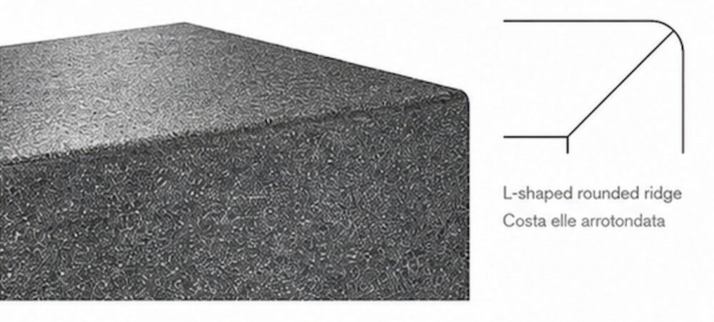 L-Shaped Rounded Ridge — Costa elle arrotondata