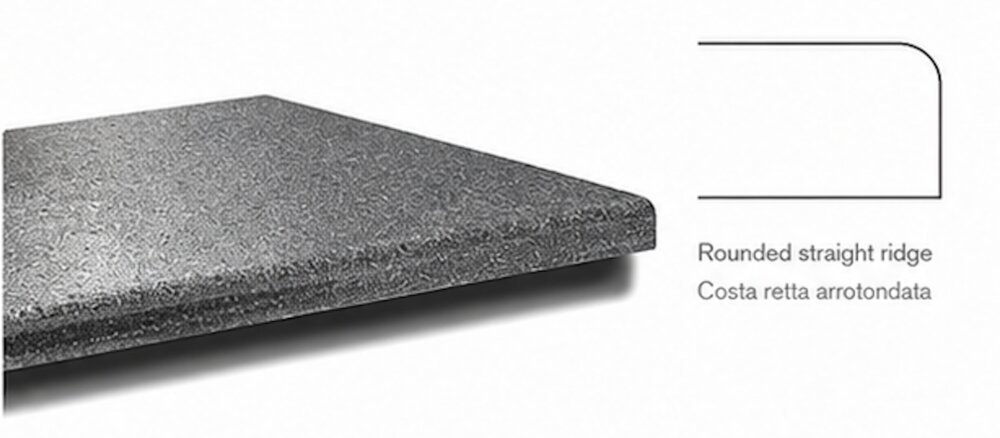 Rounded Straight Ridge — Costa retta arrotondata